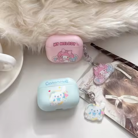 Earphone Case For Airpods 4 2 3 1 Pro 3 2 Wireless Bluetooth Headset Protective Cover Sanrio My Melo