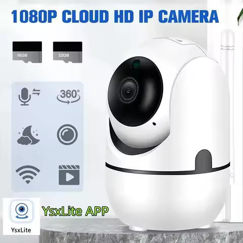 Mini IP Camera Baby Monitor Surveillance 1080P CCTV HD Smart Night Vision Intelligent Tracking YsxLi