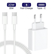 20W Fast Charger Power Adapter & 3.3ft/100cm USB C To Type C Data Cable, Compatible With IPhone 16 P