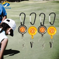 Perfeclan Golf Badge Reel Holder Hat Clip Carabiner Badge Reel for Golfing Camping