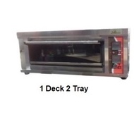 Oven Elektrik Industri 1 Deck 2 tray (PENGHANTARAN LEMBAH KLANG SHJ)