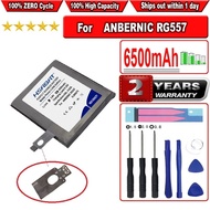 HSABAT 6500mAh Battery for RG557 RG 557 Handheld Game Console