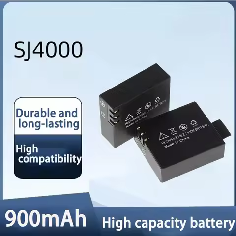 900mAh 3.7V Li-ion Rechargable Battery For SJCAM SJ4000 WiFi SJ5000 WiFi SJ6000 SJ7000 WIFi M10 SJ50