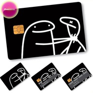Cheesenm La Linea Funny Anime Pattern Credit Card Sticker Used For EBT, Transportation, Keys, Credit