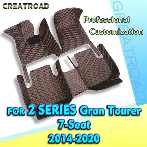 Car Floor Mats For BMW 2 Series Gran Tourer 7-Seats 2014-2020 2019 2018 2017 216i 218i 220i 225i 225