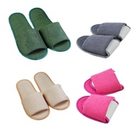 1 Pair Simple Slippers Hotel Travel Portable Folding House Indoor Slipper Big Size Shoe Men Women Unisex Casual Flip Flops Home Bed Hotel Indoor Slippers