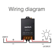 Remote Control SwitchDC 12V/24V/48V/72V 40A Relay Wireless Switch with 984FT Long Range Remote Switc
