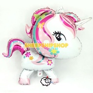 Pink Unicorn Balloons, Size 65x65 cm, Birthday Party Decoration Children's Toy/