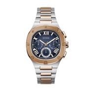 Authentic Guess Men Headline Blue Dial Silver Stainless Steel Watch GW0572G4 Jam Tangan Lelaki