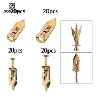 [SONONIA] 20Pcs Drywall Self Drilling ,Anchor Self Drilling Wall Anchor Expansion Kit,