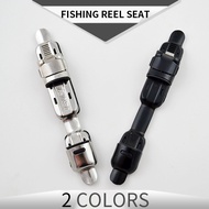 Metal Reel Seat Deck Fishing Rod Clip Fitted Wheel Reel Accessory Rock Fishing Tackle Accessories