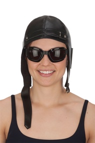 Men's Aviator Hat and Goggles