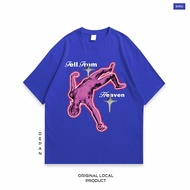 Boxy Oversize T-Shirt Blue Electric Genesis - Fallen Angel