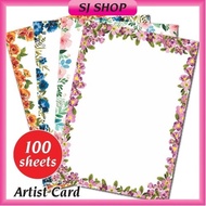 A4 Artist Card | A4 Fancy Artist Card | A4 Folio Card | Fancy Card | Project Paper | Kertas Folio