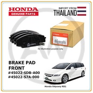 Original Honda Odyssey RB1 2003-2008 Front Disc Brake Pad