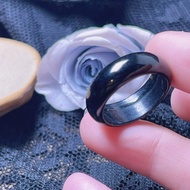 【求‧緣】墨翠翡翠戒圈 | 國際17圍 | 天然緬甸玉翡翠A貨 | 送禮