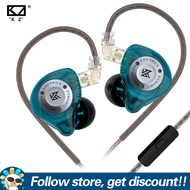 KZ EDX PRO X หูฟังไดรฟ์เวอร์ไดนามิกหูฟังแบบใส่หู Audiophiles หูฟัง IEM ตัดเสียงรบกวนการเล่นกีฬาการวิ