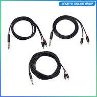 [Beauty] Male Cable 6.35 mm to 2RCA Cable Y Splitter Cord Series 1PC Audio Cable RCA Audio Cable RCA Cable for OFC Connector Speaker