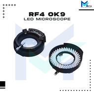 RF4 OK-9 ADJUSTABLE 144 LED Ring LIGHT MICROSCOPE LED MICROSCOPE LIGHT/