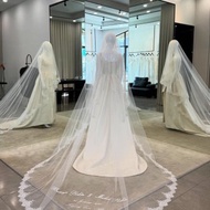 Rosetta 蕾絲頭紗 (250 公分)