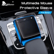 TPU for Mercedes Benz A C E G S V Class GLC GLE GLS W212 W204 Accessories Car Center Control Mouse Protector Cover Film Decoration