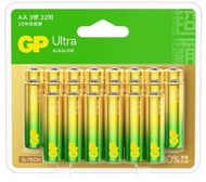 超霸 GP - GP Ultra 特強鹼性電池 AA 22粒裝