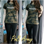PULL & BEAR ARMY TEE / m154