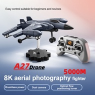 Profesional SU-35 Plane A27 Drone With 8K HD Camera Brushless Remote Control Fighter Quadcopter Opti
