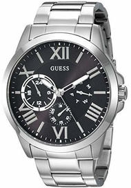 GUESS Men s Quartz Stainless Steel Watch, Color:Silver-Toned (Model: U1184G1)