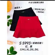 [Ready Stock] Good Quality 68 Brand 68牌子 Skirt with Pant 裤裙 Elastic Waistband 塑胶裤头前裙后裙... Mivika美维嘉