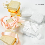 The Craft Decor 25pcs Glitter Square Gift Box | Door Gift | Goodies Box | Kotak Bekas Cenderahati Perkahwinan