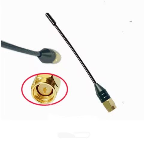 5.5/7/8/9/10/11/12/13/16/20CM 710-782MHz wireless microphone SMA male plug modified connector Burt's
