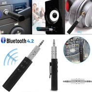 พร้อมส่ง B-09 ตัวรับสัญญาณ Bluetooth Reciever Adapter Car Kit Transmitter เสียบช่อง AUX บลูทูธติดรถย