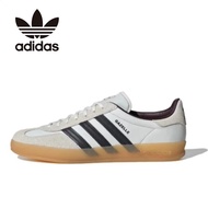 Adidas GAZELLE Grey Black Sneakers Low Cut Indoor Unisex