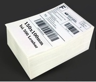 label thermal 100x150 ukuran a6 1 lembar termurah /sticker thermal 1pc - tumpuk