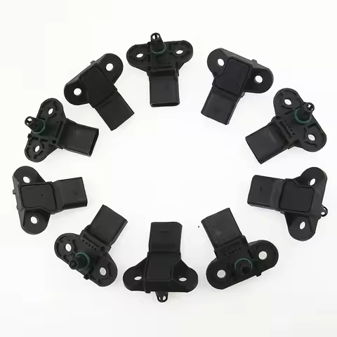 SCJYRXS 10 Pcs MAP Intake Manifold Pressure Sensor 03C906051 03C 906 051 For Audi A6 Q5 VW Beetle Go