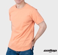 GALLOP : Mens Wear เสื้อยืดคอกลม (Round-necked) รุ่น ชายโค้ง GBT9002 โทนสี Fashion มี 3 สี Green Mint - เขียวมิ้นต์ Blue - ฟ้า Orange - ส้ม