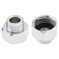 2pcs/pack Chrome Plating G1/2 inch Female to 3/8 inch Male Water Pipe Adapter for Kitchen / Bathroom