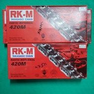Rantai RKM RK-M 420 420M 98L 100L 104L 120L 98 100 104 120 Original High Quality 125z wave ex5 kriss