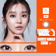 Kính áp tròng màu nâu Alicia Brown Hàn Quốc 1 ngày Clalen Iris cho đôi mắt tự nhiên và rạng rỡ (có 0