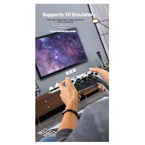 A04R Wireless Gaming Controller Kit 2 Players Handheld Game Console TV Game Controller for PSP 10 Em