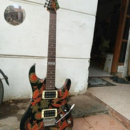 gitar listrik gitar batik by Radix