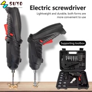 SUYO 3/15/47PCS 3.6v Electric Screwdriver Kit, 1800mAh Lithium Battery Screw Removal Rechargeable Co