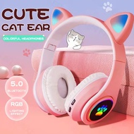 Bluetooth Headphone Cat Wireless Headset B39 With Microphone 5.0 Gaming Earphone For Smart Phone Fon
