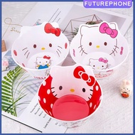 Sanrio Hello Kitty Bowl Cartoon Pikachu Children's Tableware Cute Creative Anti Drop Anti Scald Soup