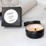 Burning 18h Citronella Anti-mosquito Aromatherapy Candels Black Tin Can Hotel Home Environmentally Friendly Soy Aromatic Candle