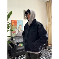 ♕ Carhartt Carhart Short Coat Mens Spring And Autumn Pilot Detroit Hunting Jacket Vintage American B