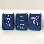 真正的牛仔布卡口袋錢包 MagSafe