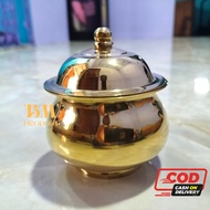 Hiolo Kuningan P2T Diameter 9.5cm 1 pcs Hiolo Dupa Tempat Bakar Dupa Kemenyan