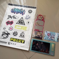 Merch Hoyofest 2026 Zenless Zone Zero (ZZZ) - proxy sticker, Cissia photo card Bookmark, Miyabi holo